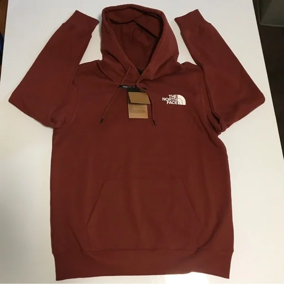 The North Face Pullover Hoodie Hooded Sweatshirt Sweater Mens Sz M Red New NWT - Picture 10 of 10